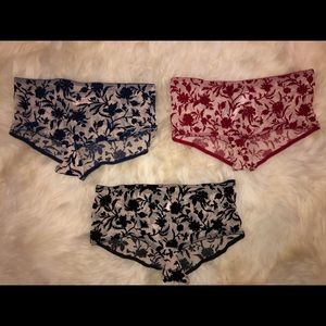 Set of 3 Victoria Secret Panties NWT Small